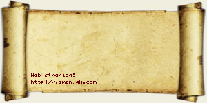 Nadja Adamac vizit kartica